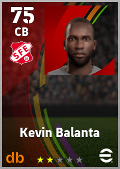 Kevin Balanta — CB, OVR 75, MAX 75