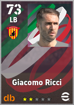 Giacomo Ricci — LB, OVR 73, MAX 73