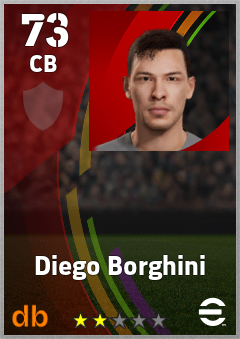 Diego Borghini eFootball player card