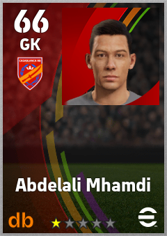 Abdelali Mhamdi eFootball player card