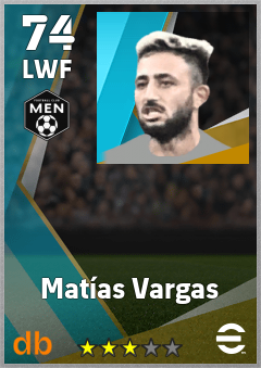 Matías Vargas — LWF, OVR 74, MAX 74