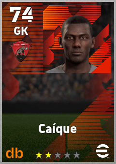 Caíque — GK, OVR 74, MAX 74