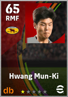 Hwang Mun-Ki — RMF, OVR 65, MAX 65