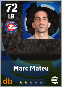 Marc Mateu eFootball player card