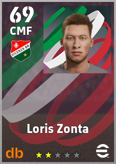 Loris Zonta — CMF, OVR 69, MAX 69