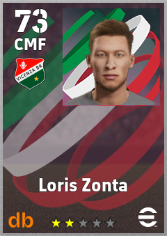 Loris Zonta — CMF, OVR 73, MAX 73