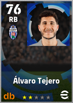 Álvaro Tejero — RB, OVR 76, MAX 76