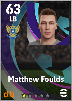 Matthew Foulds — LB, OVR 63, MAX 63
