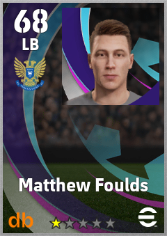 Matthew Foulds — LB, OVR 68, MAX 68