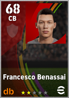 Francesco Benassai eFootball player card