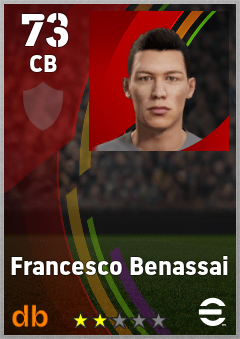 Francesco Benassai eFootball player card