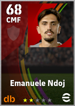 Emanuele Ndoj — CMF, OVR 68, MAX 68