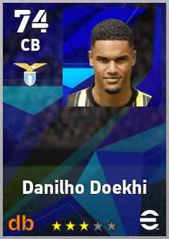 Danilho Doekhi — CB, OVR 74, MAX 74