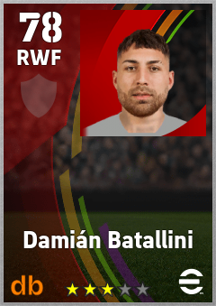 Damián Batallini eFootball player card