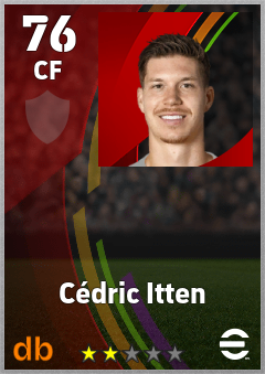 Cédric Itten — CF, OVR 76, MAX 76