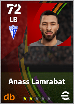Anass Lamrabat eFootball player card