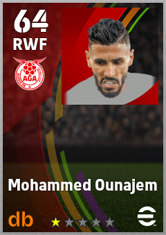 Mohammed Ounajem eFootball player card