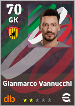 Gianmarco Vannucchi — GK, OVR 70, MAX 70