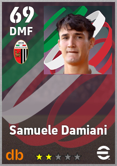 Samuele Damiani — DMF, OVR 69, MAX 69
