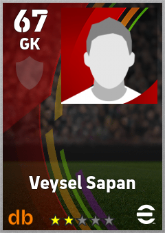 Veysel Sapan eFootball player card