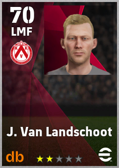 J. Van Landschoot — LMF, OVR 70, MAX 70
