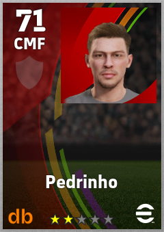 Pedrinho eFootball player card