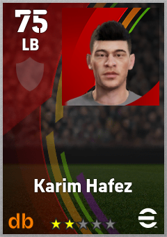 Karim Hafez eFootball player card