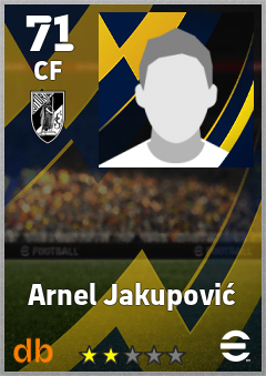 Arnel Jakupović — CF, OVR 71, MAX 71