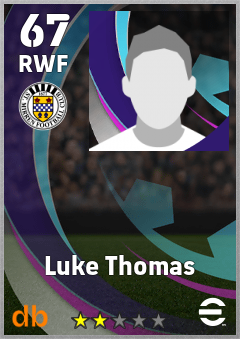 Luke Thomas — RWF, OVR 67, MAX 67