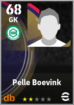 Pelle Boevink — GK, OVR 68, MAX 68