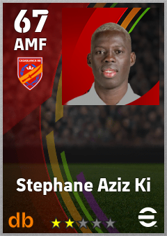 Stephane Aziz Ki — AMF, OVR 67, MAX 67
