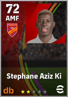 Stephane Aziz Ki — AMF, OVR 72, MAX 72