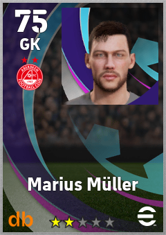 Marius Müller — GK, OVR 75, MAX 75