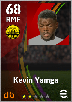 Kevin Yamga — RMF, OVR 68, MAX 68