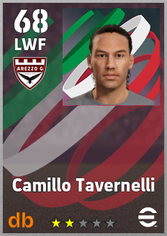Camillo Tavernelli — LWF, OVR 68, MAX 68