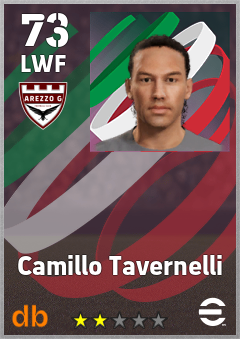 Camillo Tavernelli — LWF, OVR 73, MAX 73
