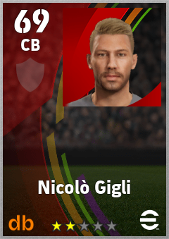 Nicolò Gigli eFootball player card