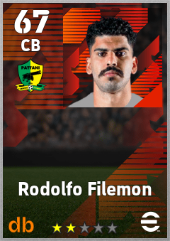 Rodolfo Filemon — CB, OVR 67, MAX 67