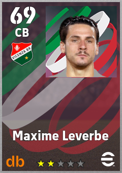 Maxime Leverbe — CB, OVR 69, MAX 69