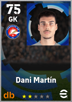 Dani Martín eFootball player card