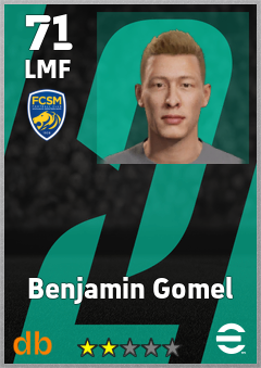 Benjamin Gomel eFootball player card