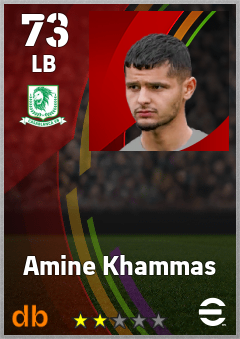 Amine Khammas eFootball player card