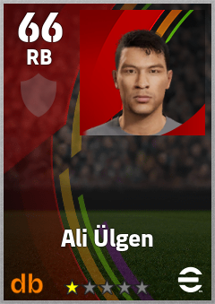 Ali Ülgen — RB, OVR 66, MAX 66