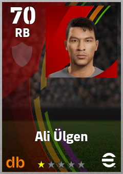 Ali Ülgen — RB, OVR 70, MAX 70