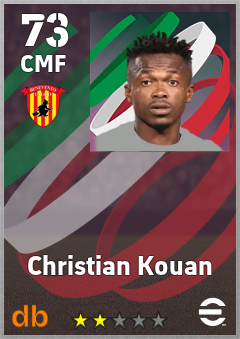 Christian Kouan — CMF, OVR 73, MAX 73