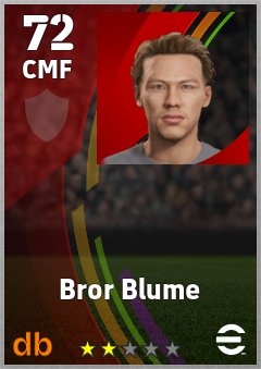 Bror Blume eFootball player card