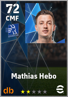Mathias Hebo eFootball player card