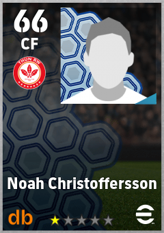 Noah Christoffersson — CF, OVR 66, MAX 66