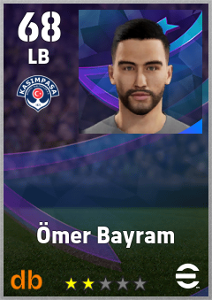 Ömer Bayram — LB, OVR 68, MAX 68
