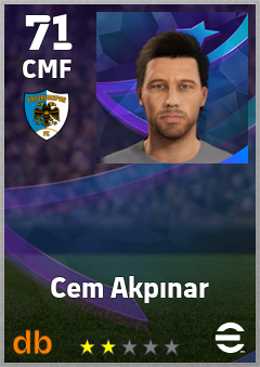 Cem Akpınar — CMF, OVR 71, MAX 71